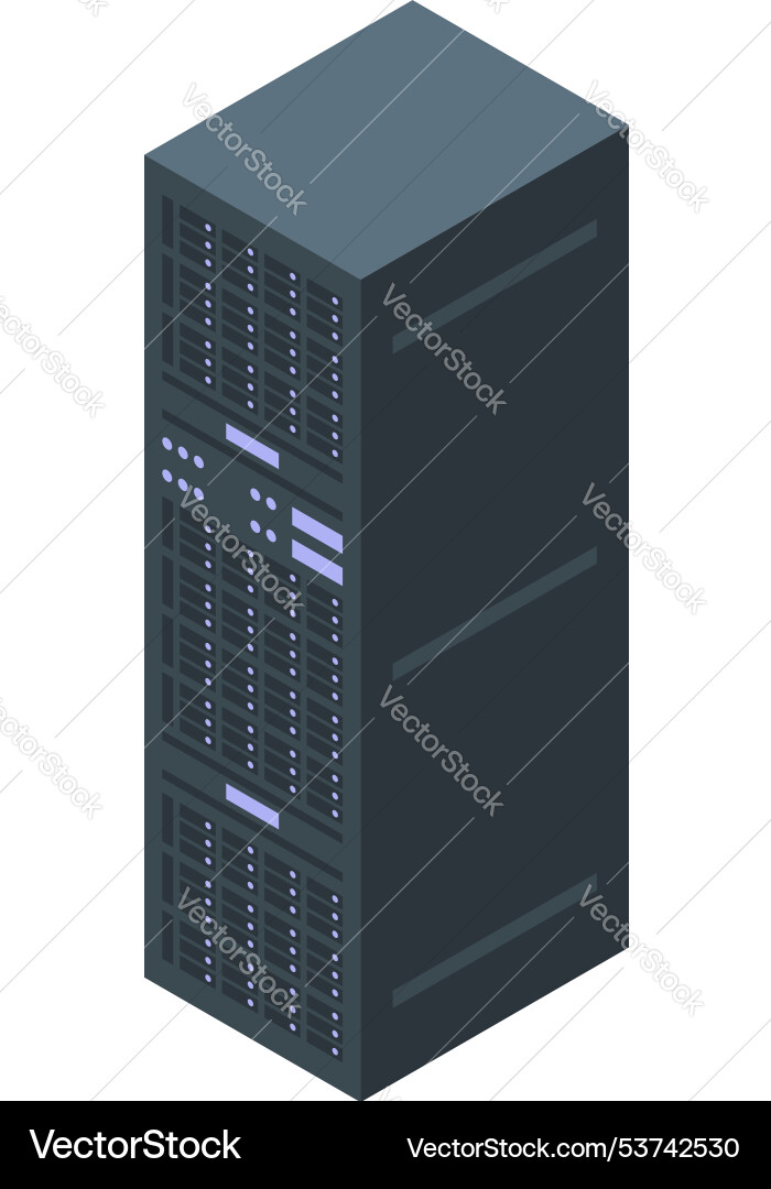 Datacenter server showing cloud computing concept Datacenter server showing cloud computing concept vector image