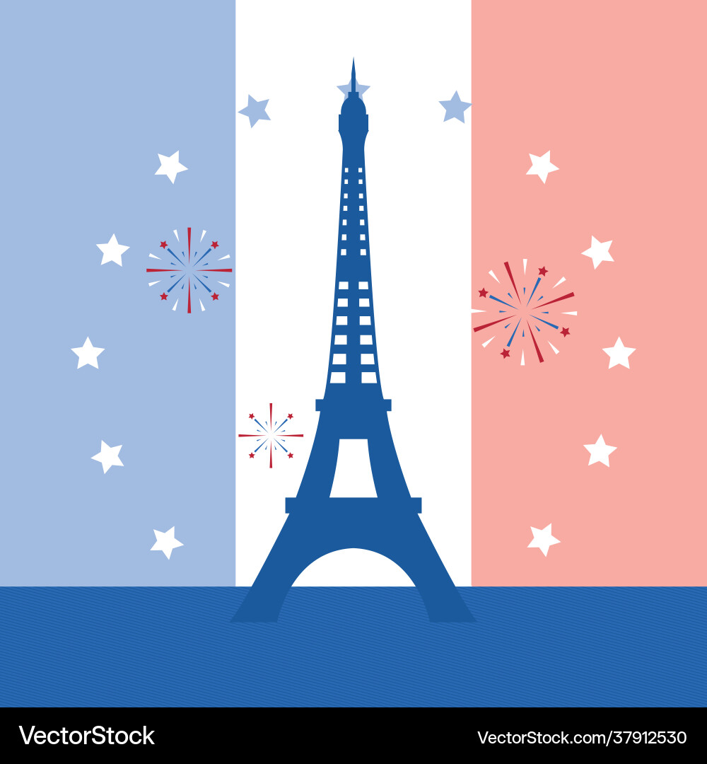 Eiffel tower Vector Image