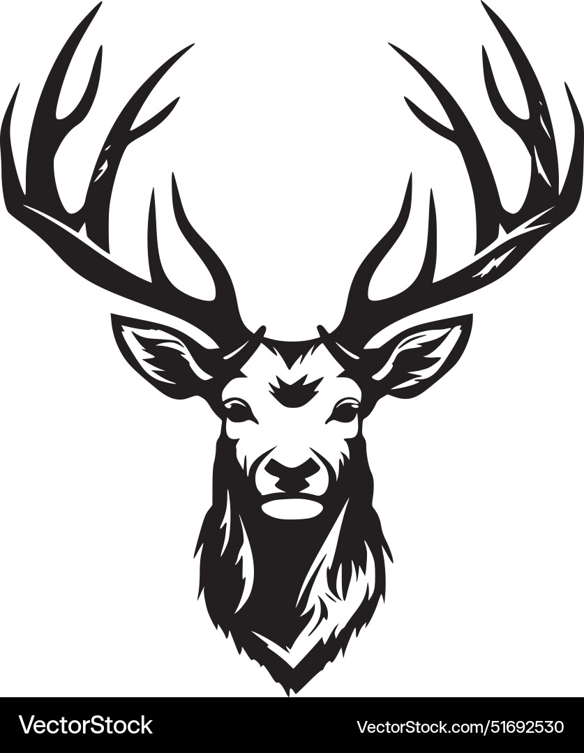 Elk - minimalistisches und flaches Logo Elk - minimalistisches und flaches Logo vektorbild