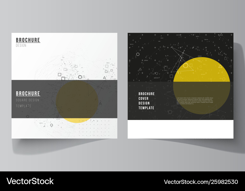 Layout two square format Layout two square format Vector Image