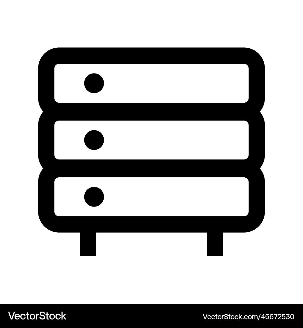 Server- oder Datenbank-Computing-Symbol Server- oder Datenbank-Computing-Symbol vektorbild