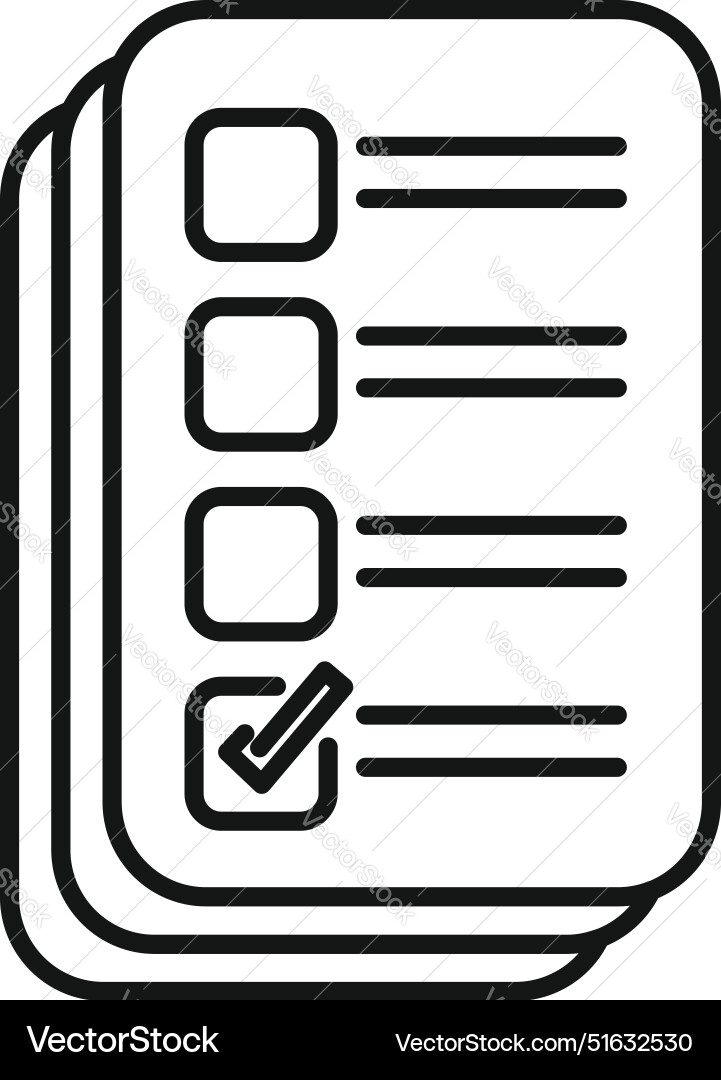 Stack of documents for checking approving filling Stack of documents for checking approving filling vector image