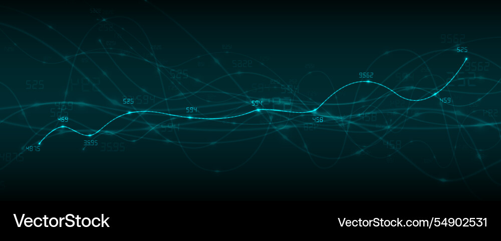 Abstract structure circuit computer technology Abstract structure circuit computer technology vector image