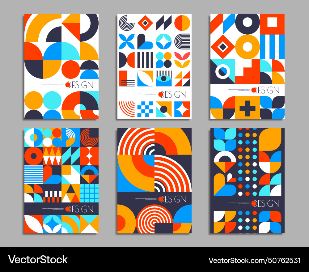 Geometric Abstract Patterns vector image