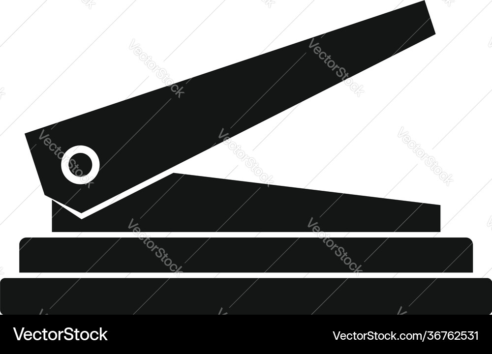 Puncher device icon simple style Puncher device icon simple style vector image