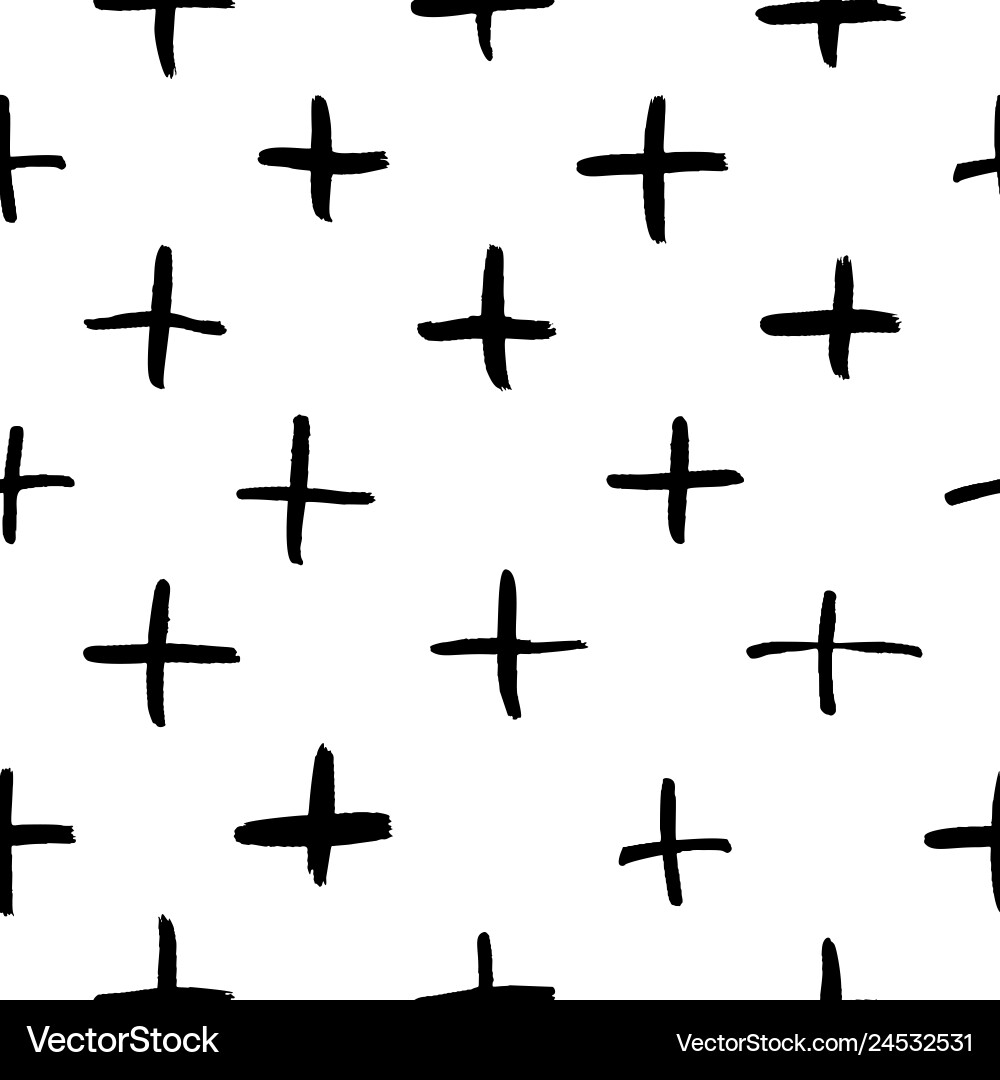 Seamless cross pattern modern texture Seamless cross pattern modern texture vector image