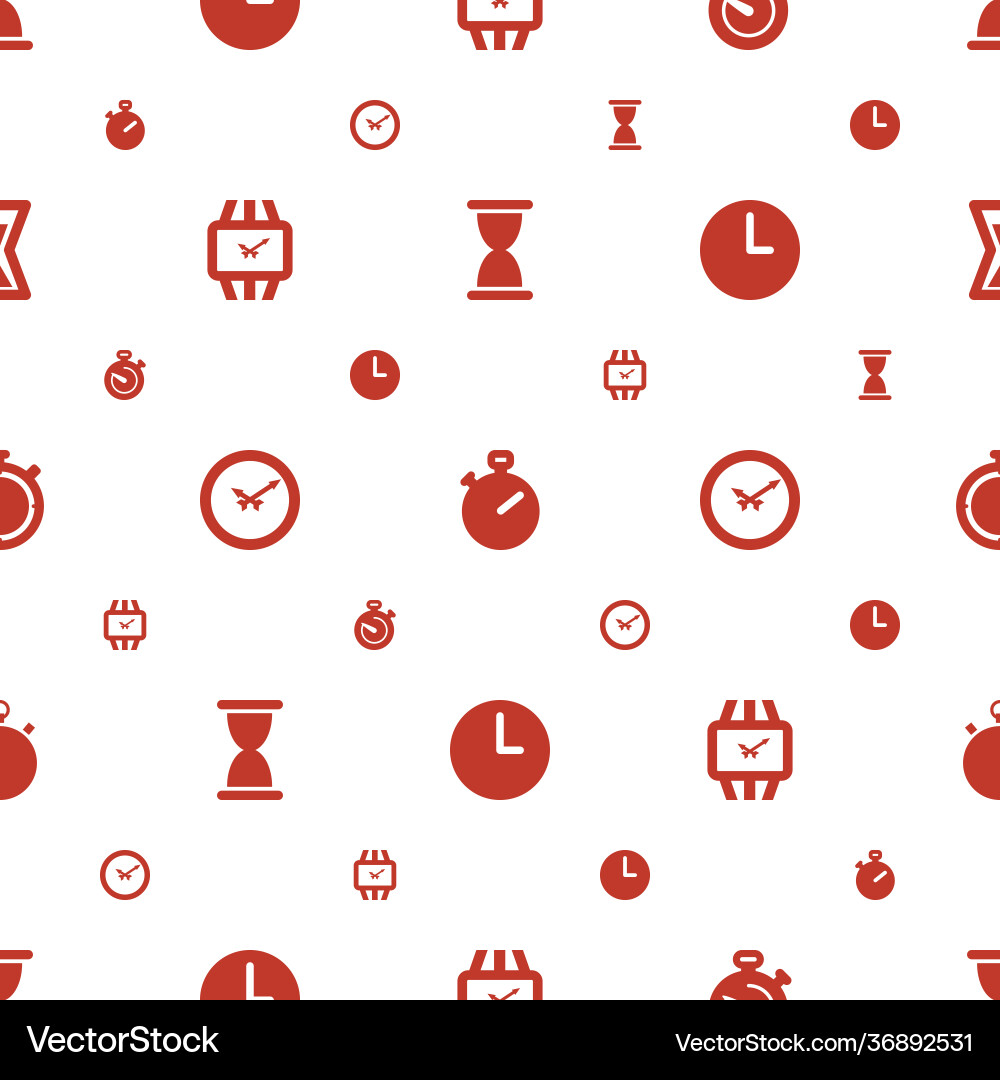 Timer icons pattern seamless white background Timer icons pattern seamless white background Vector Image