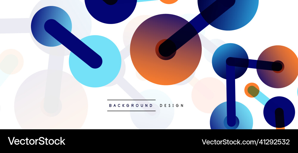 Abstract background round dots connected by lines Abstract background round dots connected by lines vector image