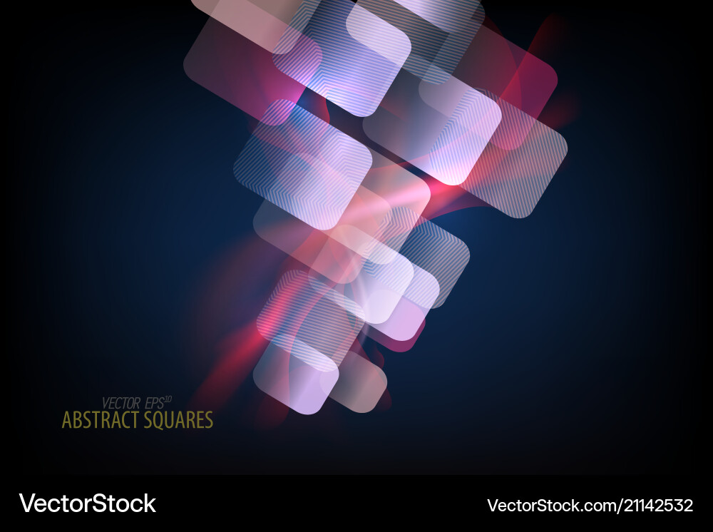 Abstract squares shape scene Royalty Free Vector Image