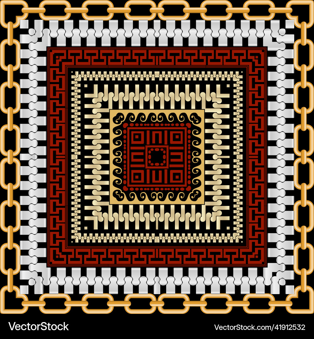 Square frames 3d seamless pattern repeat Square frames 3d seamless pattern repeat vector image