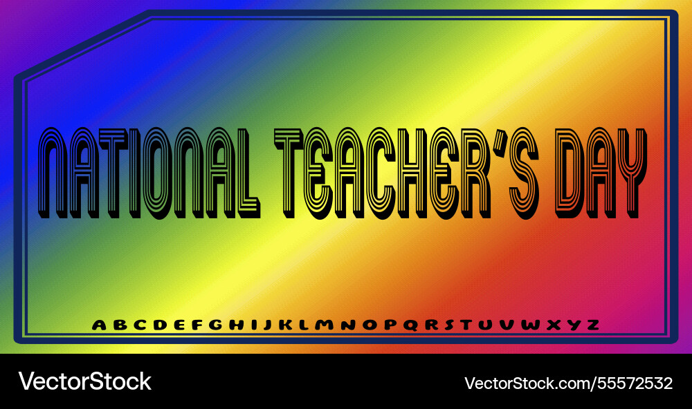 Text effects with editable colors and abstract Vector Image