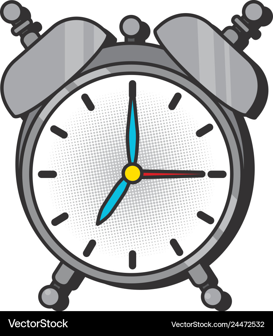 Time clock cartoon (24472532) – Royalty-Free Vector | VectorStock, image size:880x1080