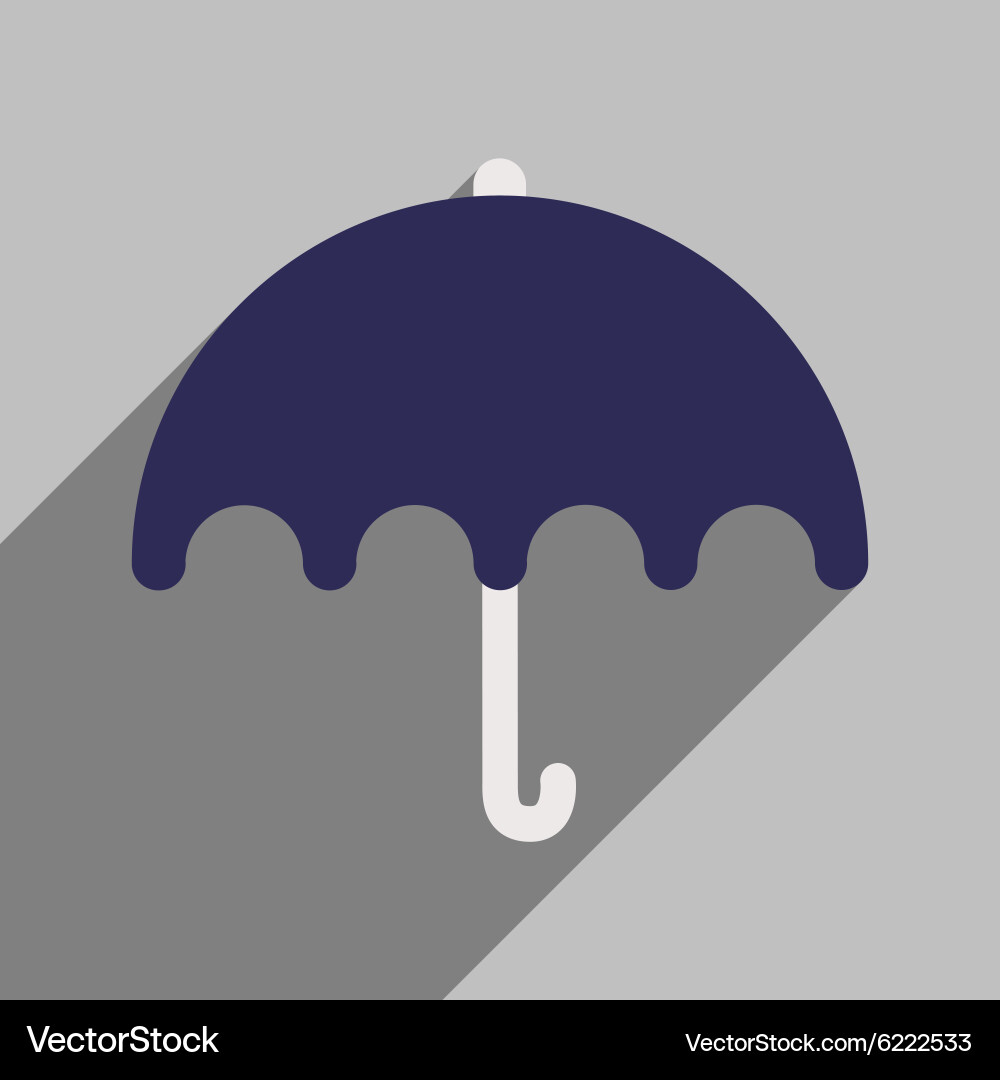 Flat with shadow icon and mobile application Vector Image