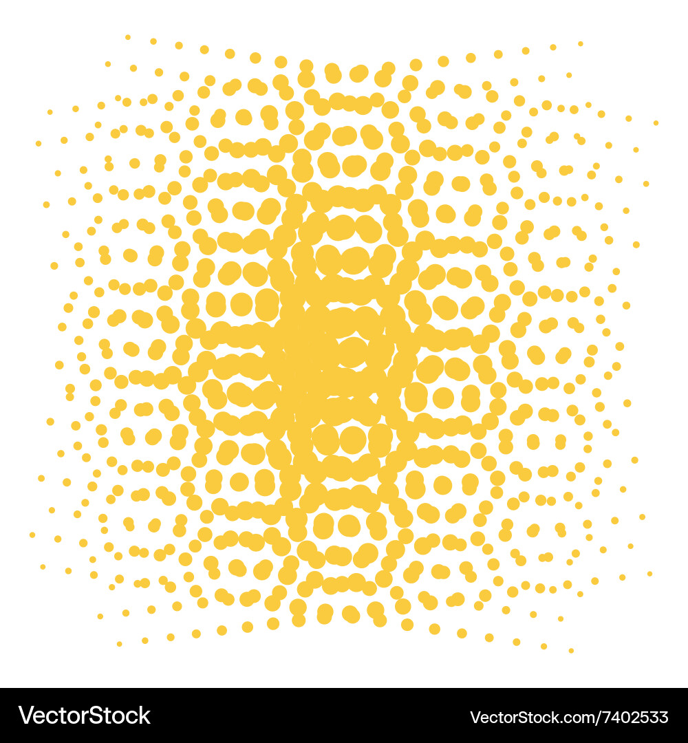 Pop art style dots or background element Vector Image