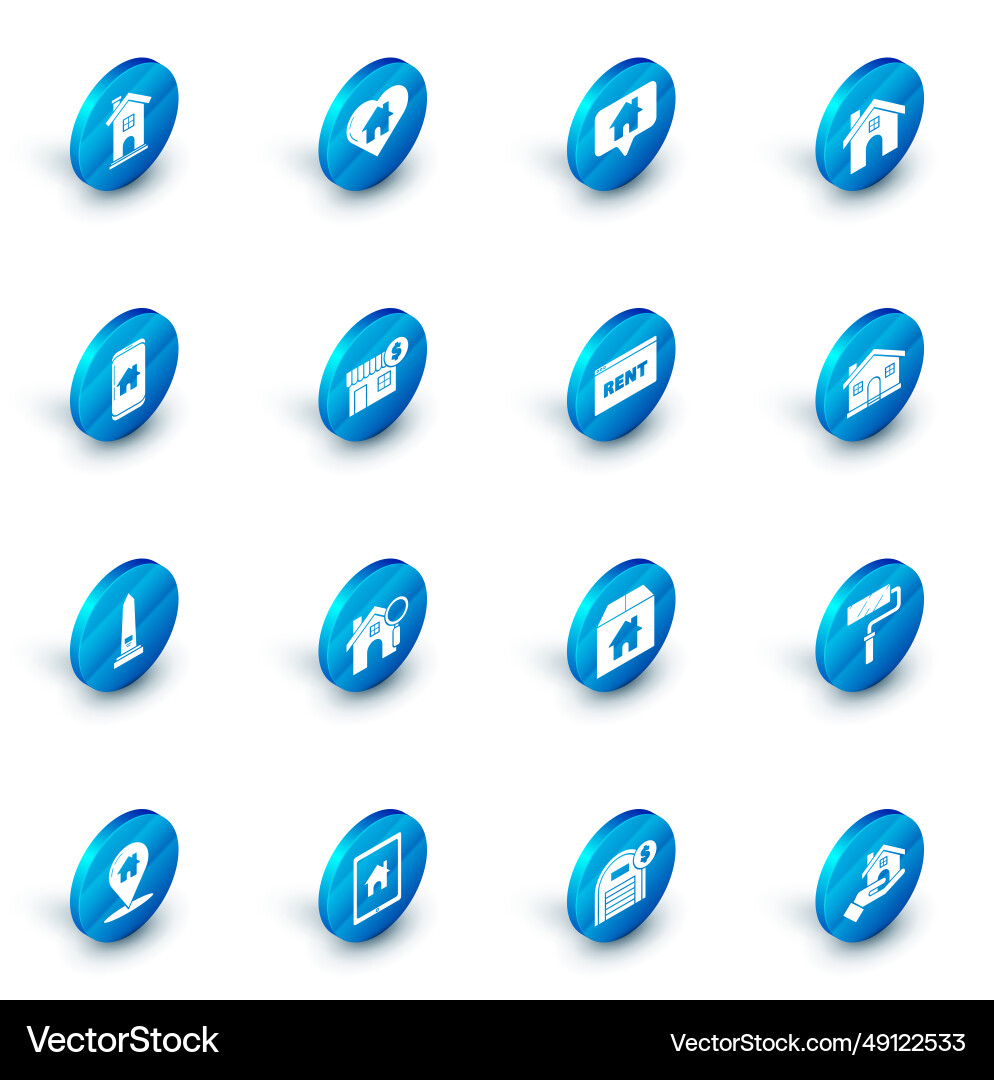 Set house with heart shape map pointer Set house with heart shape map pointer vector image