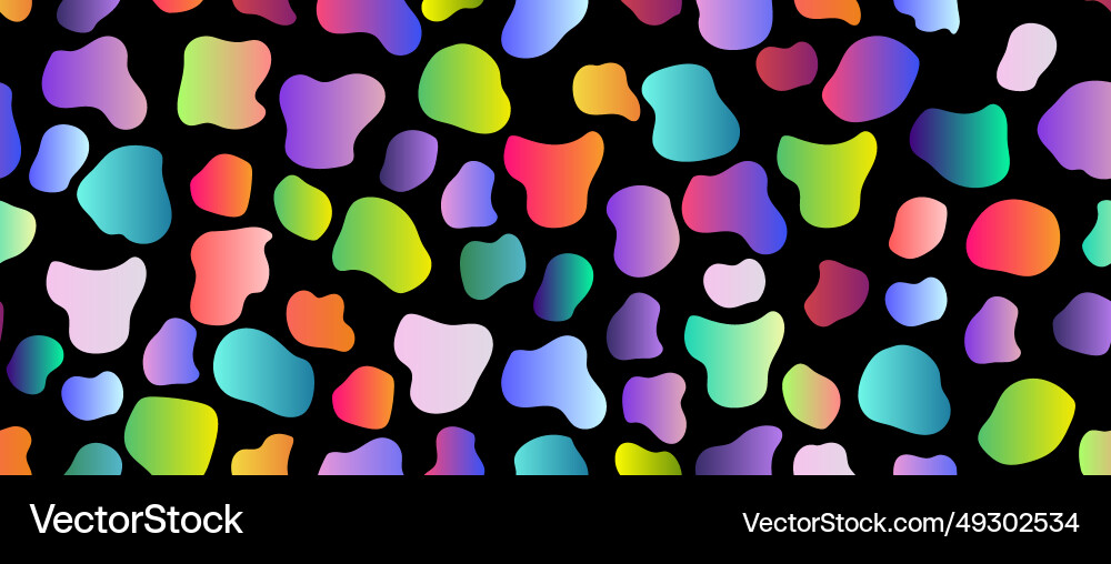 Abstract blob repeat pattern design Abstract blob repeat pattern design vector image