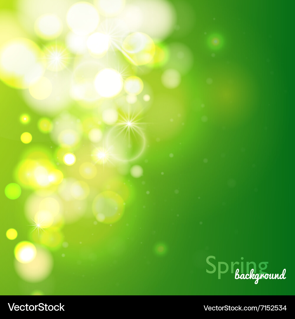 Abstract Bokeh Lights Background Vector Image