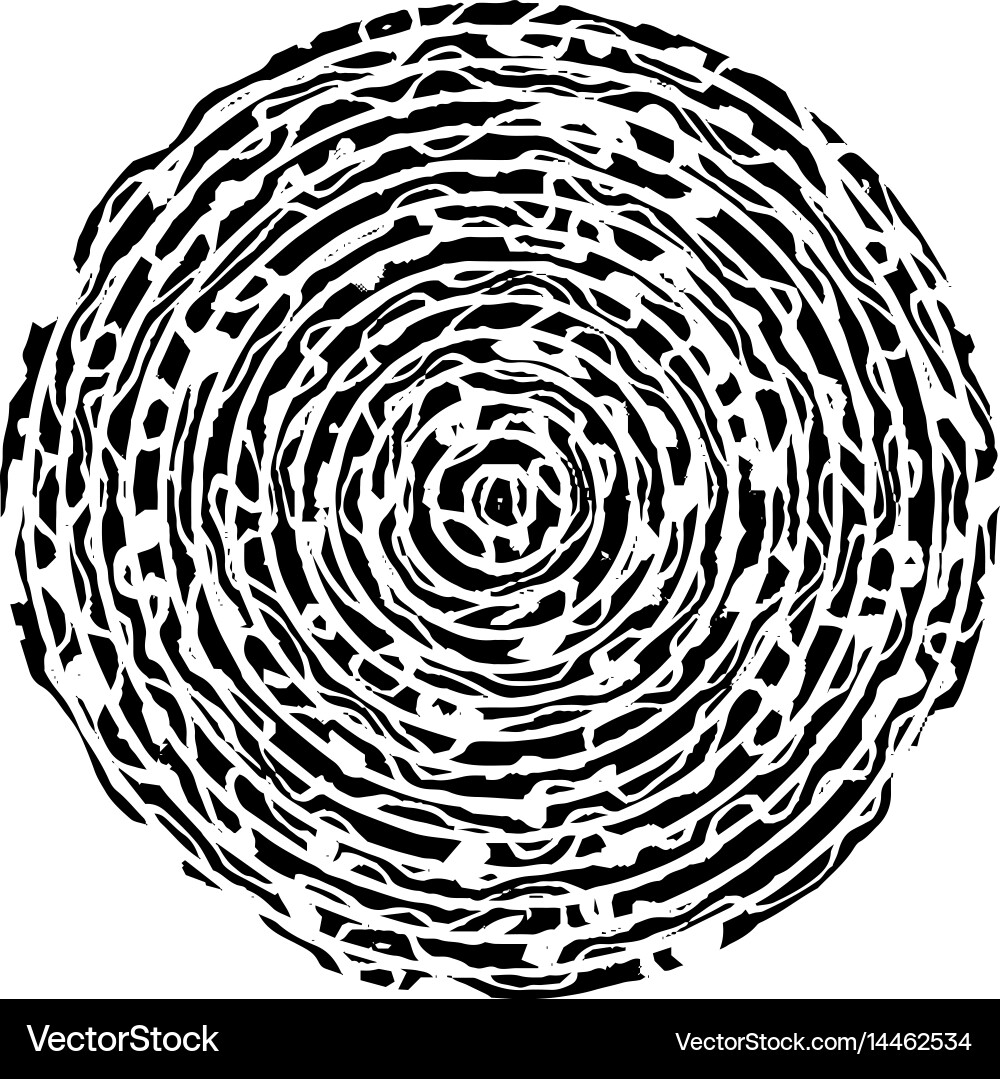 Abstract Circular Vortex vector image