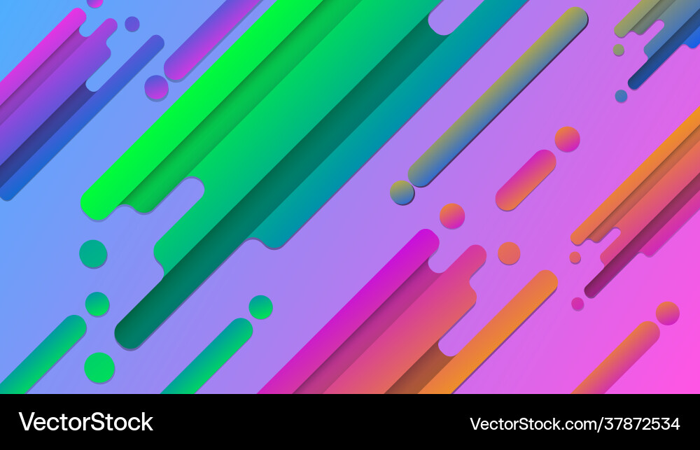 Abstract Gradient Shape Background vector image