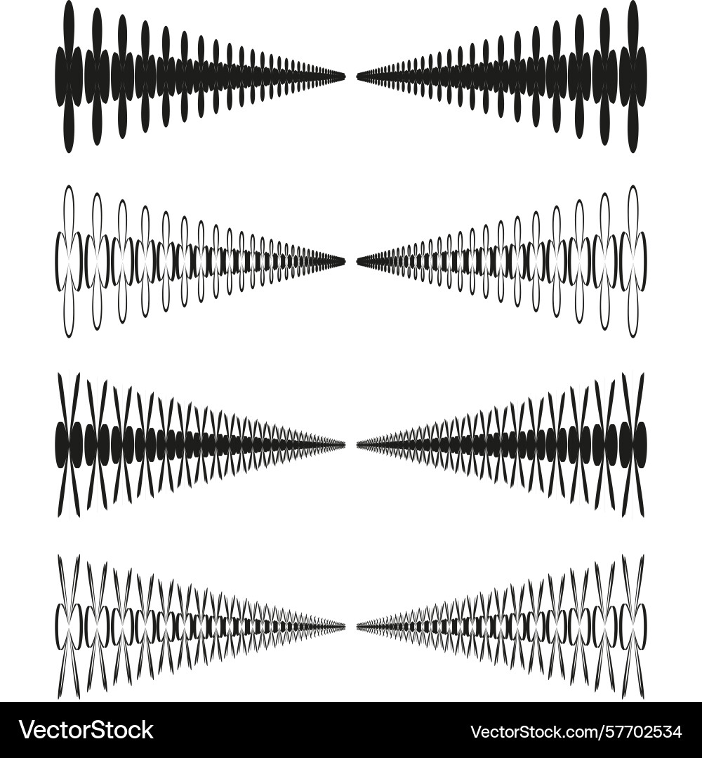 Abstract rows pattern geometric repeating shapes Abstract rows pattern geometric repeating shapes vector image