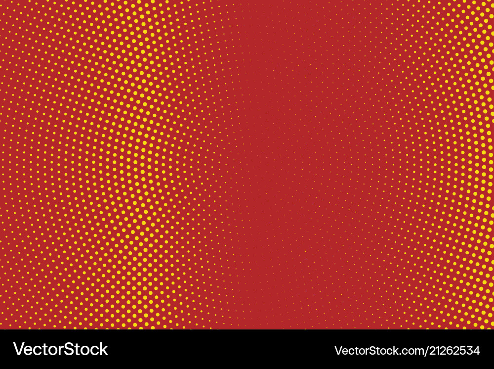 Red halftone circle background Red halftone circle background vector image