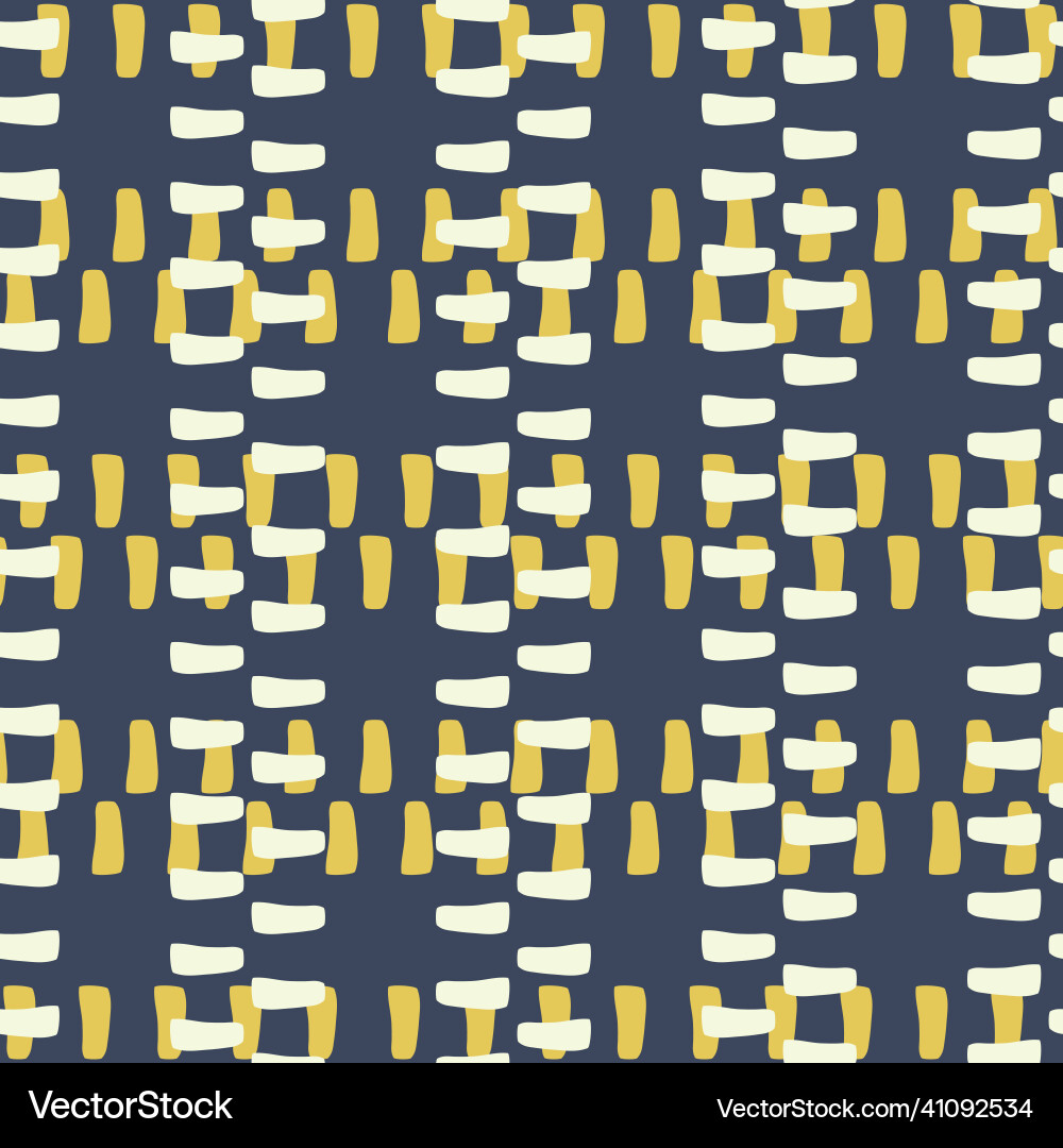 Retro abstract grid mosaic seamless pattern Retro abstract grid mosaic seamless pattern Vector Image