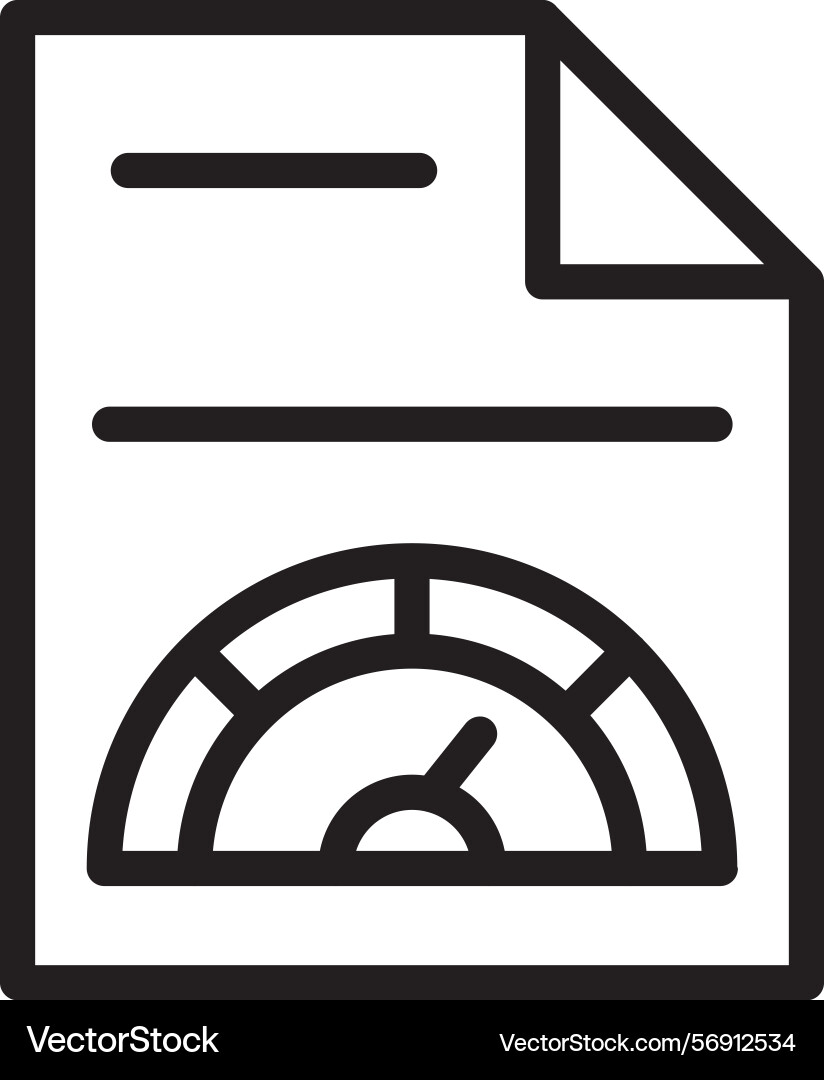 Scoring linear style icon design vector image