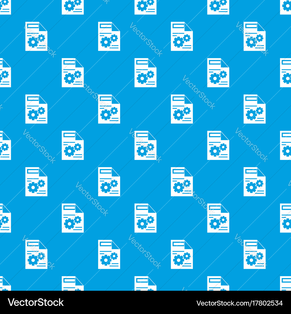 Web setting pattern seamless blue vector image