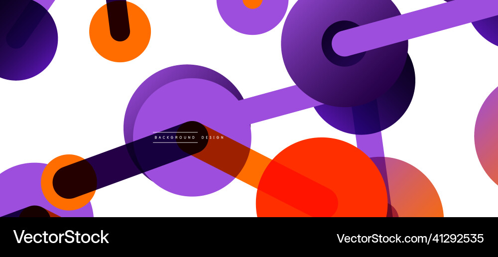 Abstract background round dots connected by lines Abstract background round dots connected by lines Vector Image