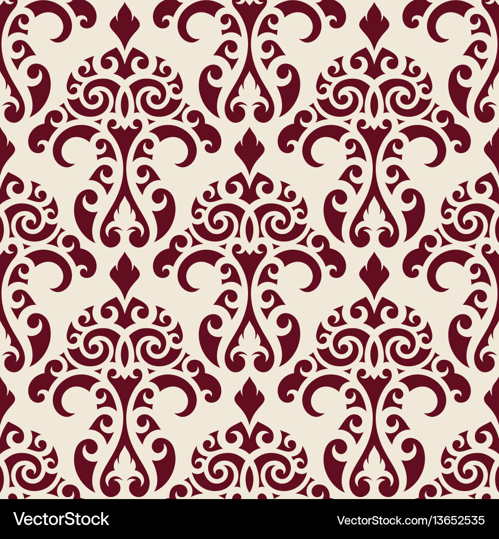Elegant Damask Pattern vector image