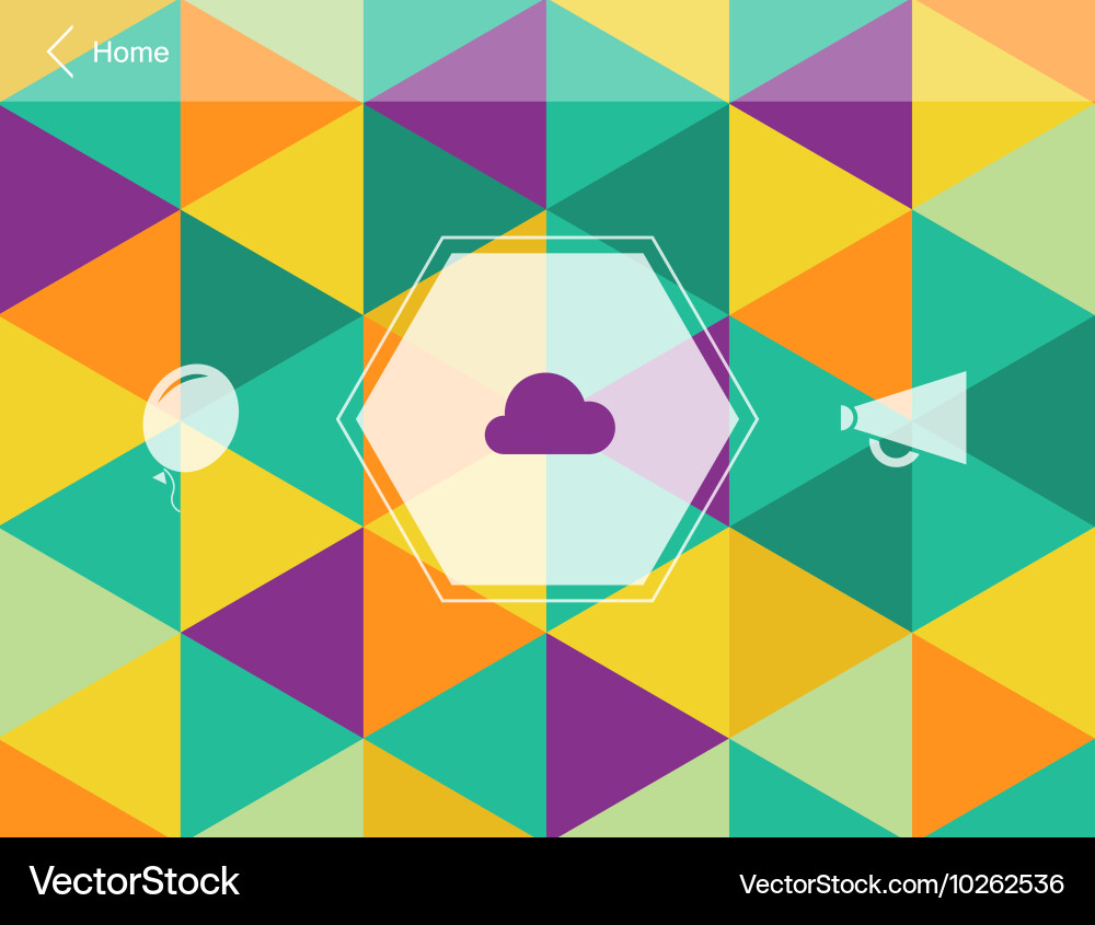 Abstract mobile user interface Vector Image