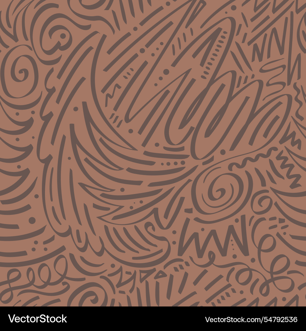 Abstract mocha mousse simplified pattern Vector Image