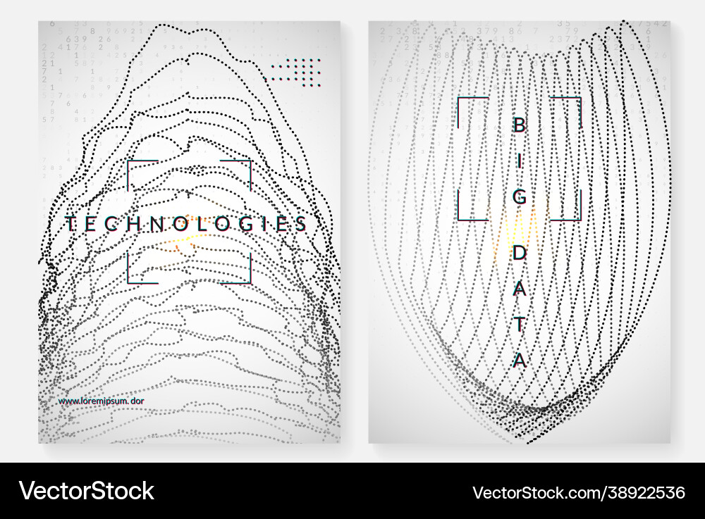 Digital technology abstract background artificial vector image