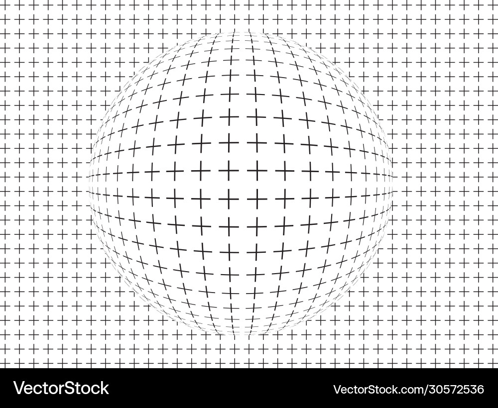 Distorted Circular Pattern vector image