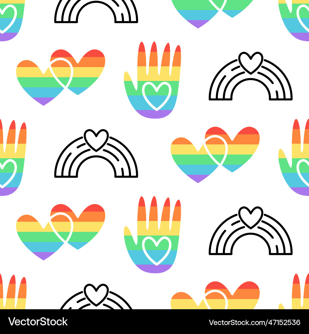 Gay Stolz nahtlose Muster lgbt Rechte Hintergrund Gay Stolz nahtlose Muster lgbt Rechte Hintergrund vektorbild