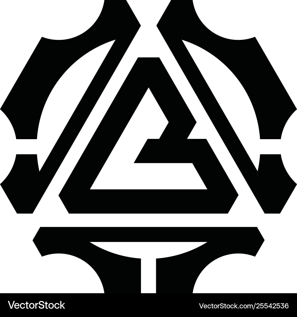 Initials logo template Vector Image
