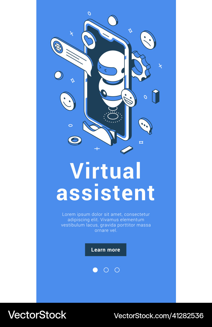 Virtuelle Assistent Roboter bot Kunden unterstützen Virtuelle Assistent Roboter bot Kunden unterstützen vektorbild