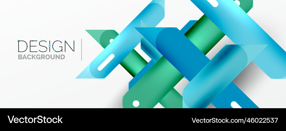 Background overlapping lines dynamic Vector Image