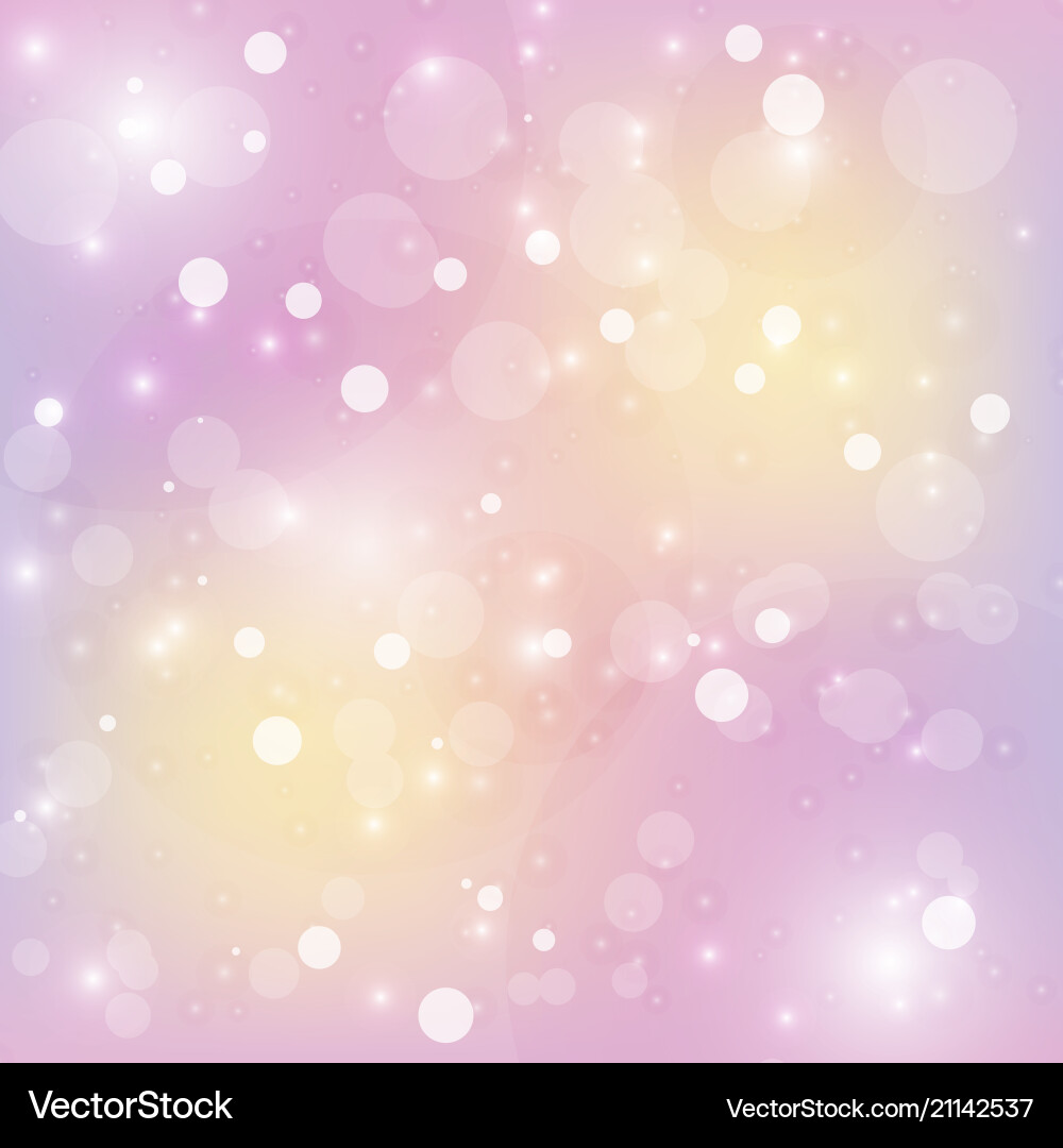 Created snow and bokeh abstract background vector image