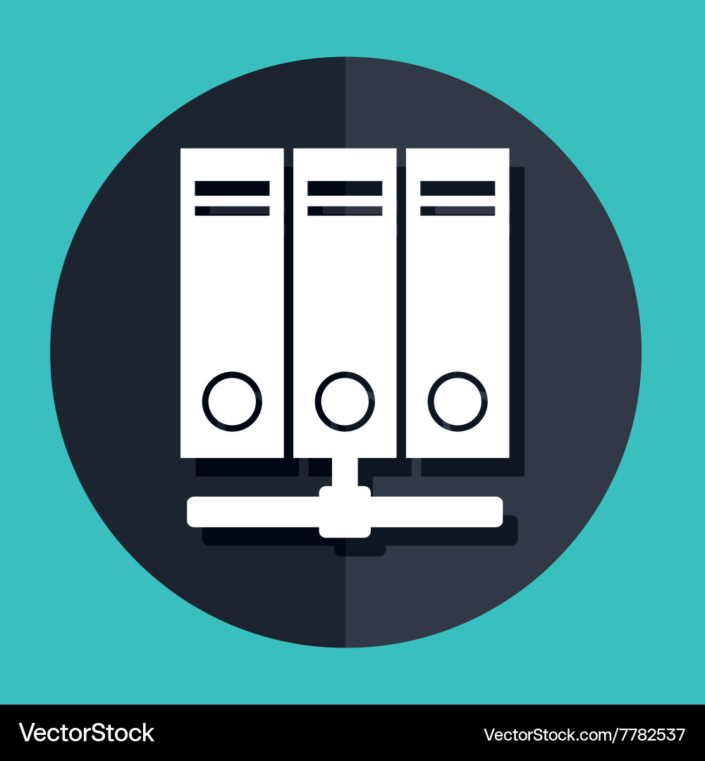 Data base design Vector Image