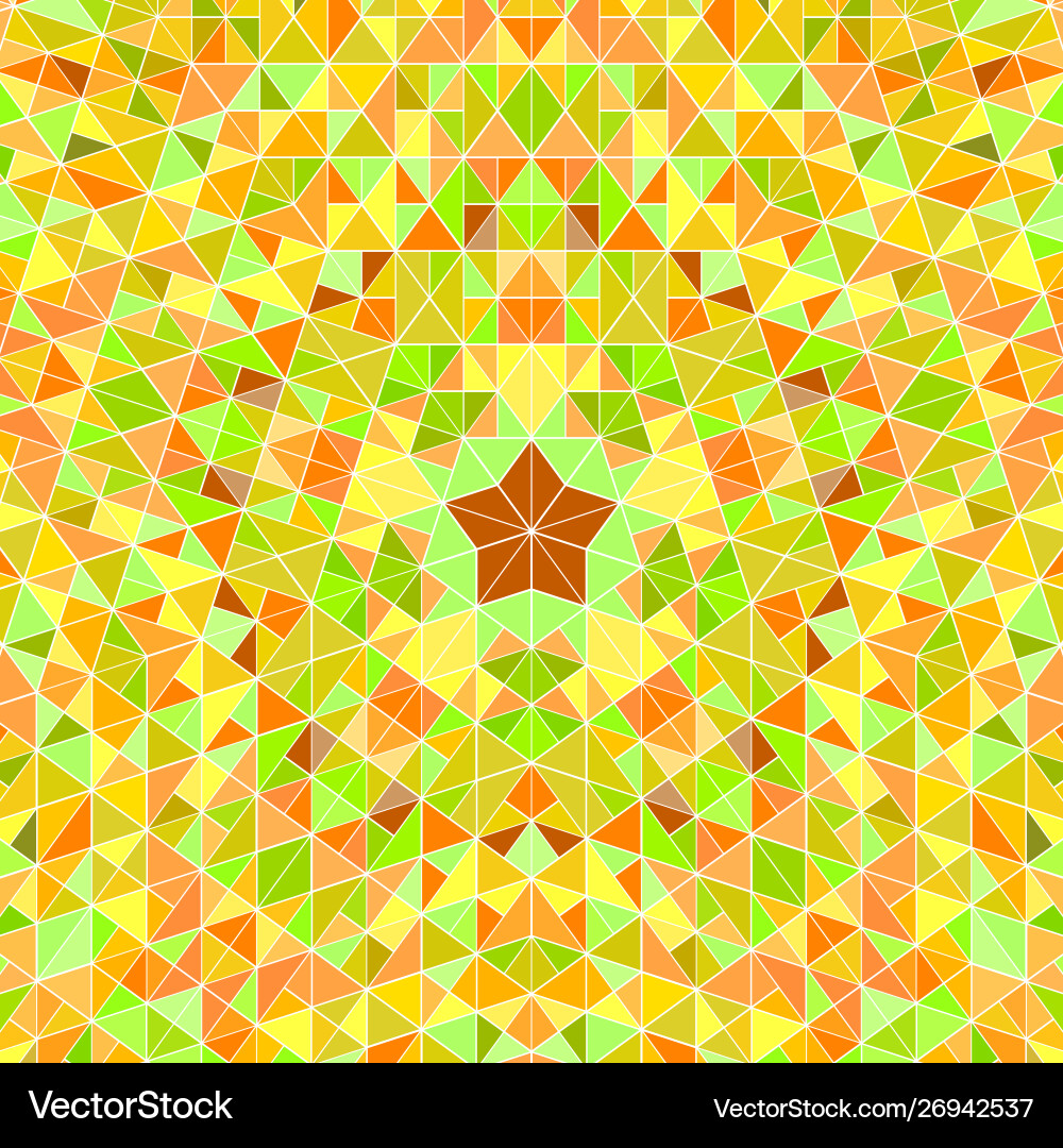 Dynamic colorful abstract polygonal circular Vector Image