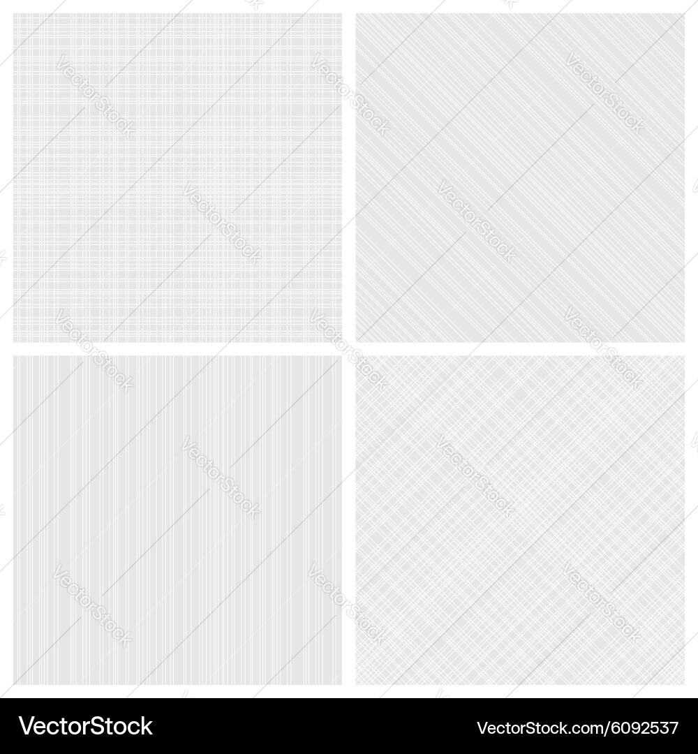 Monochrome Hatch Patterns - Seamless vector image