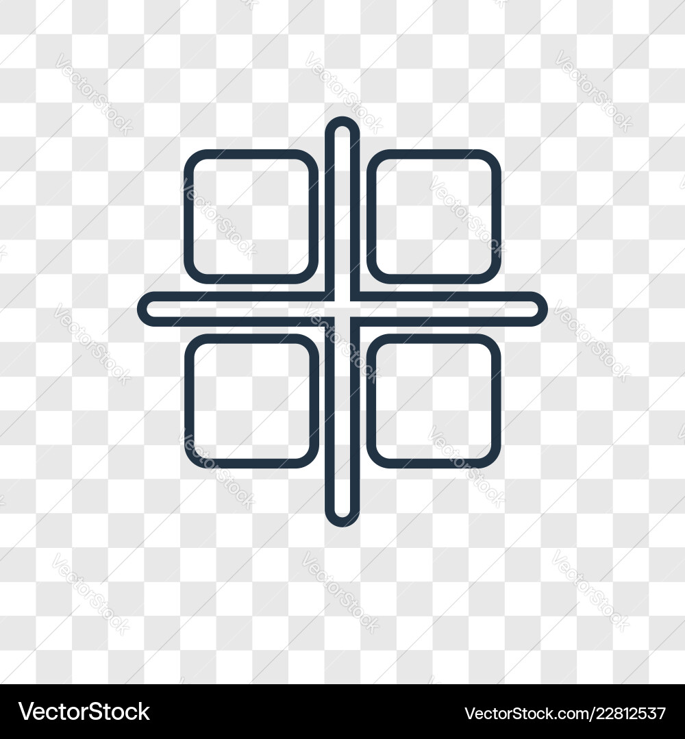 Select all concept linear icon isolated Vector Image