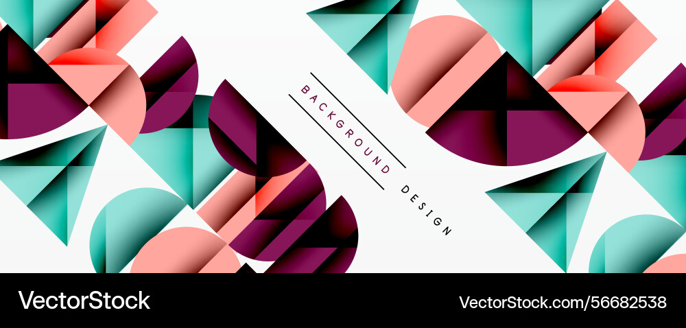 Abstract geometric pattern shapes overlap Abstract geometric pattern shapes overlap vector image