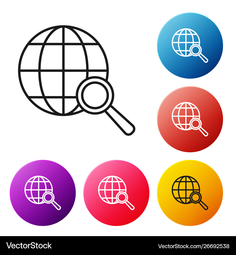Black line shield with check mark icon isolated Black line shield with check mark icon isolated vector image