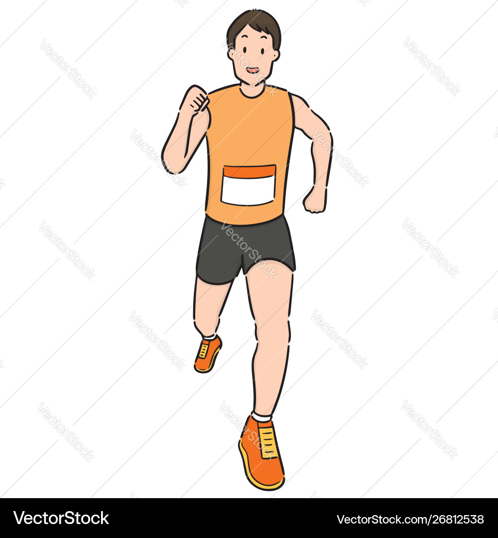 Man running Man running vector image