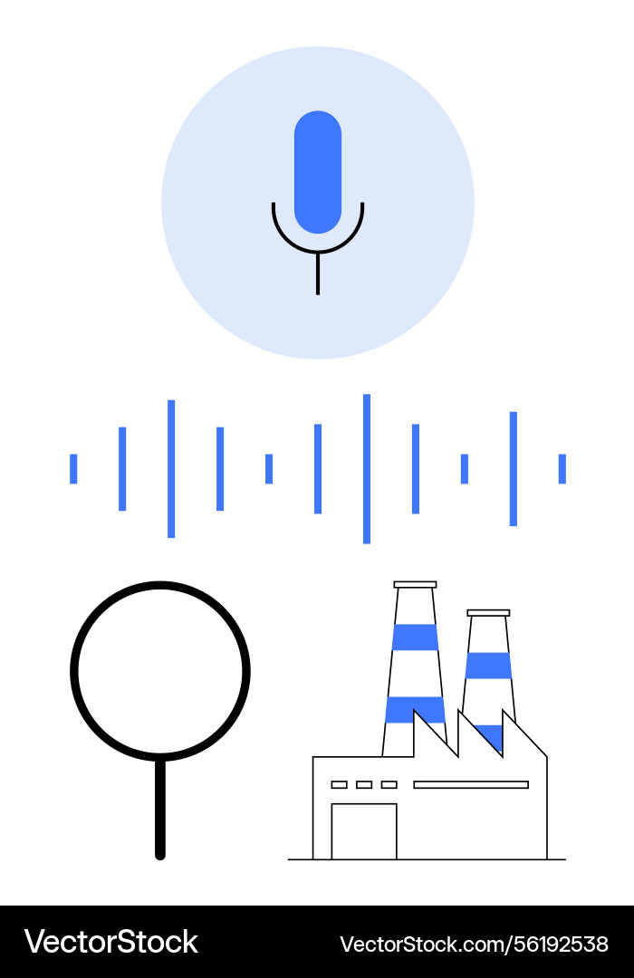Voice recognition and sound analysis with focus vector image