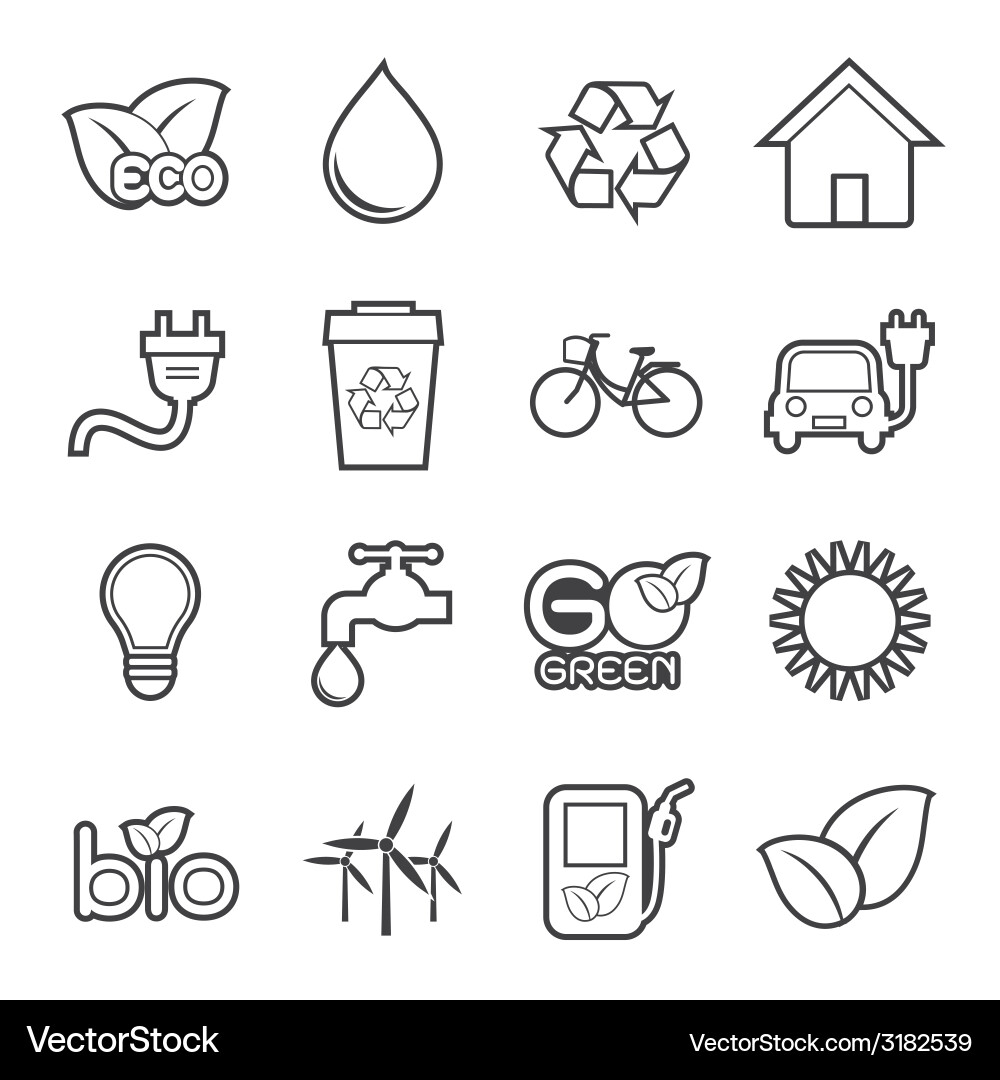 Ecology icon Vector Image