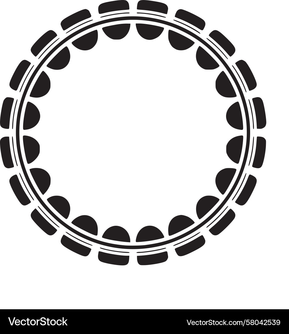 Interlocking Circle Pattern Vector Image