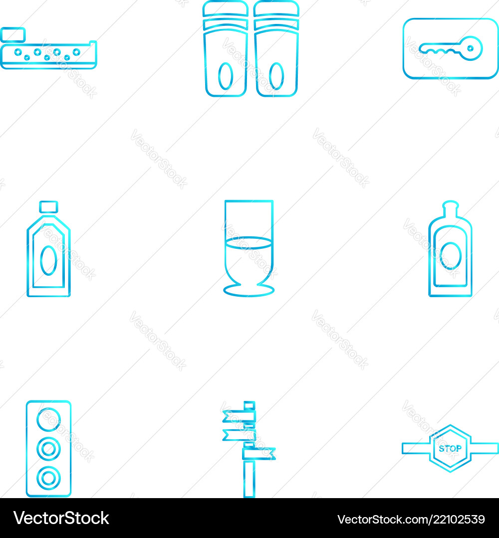Multimedia camera user interface technology vector image